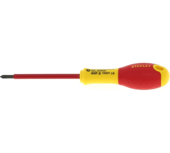 Диэлектрическая отвертка FATMAX 1000V PH1х100 мм Stanley 0-65-415