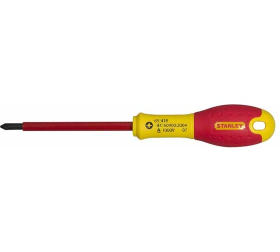 Диэлектрическая отвертка FATMAX 1000V PZ0х75 мм Stanley 0-65-417 1