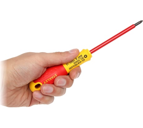 Диэлектрическая отвертка FATMAX 1000V PZ1х100 мм Stanley 0-65-418