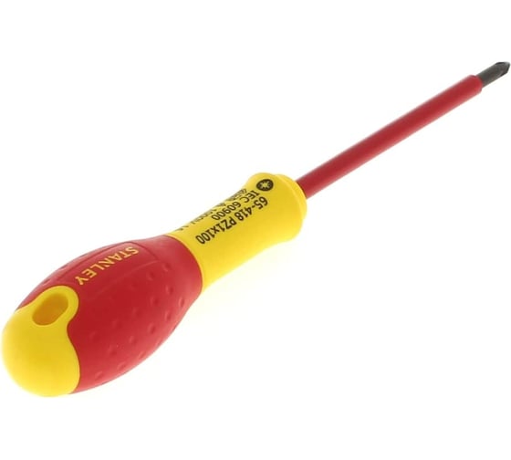 Диэлектрическая отвертка FATMAX 1000V PZ1х100 мм Stanley 0-65-418