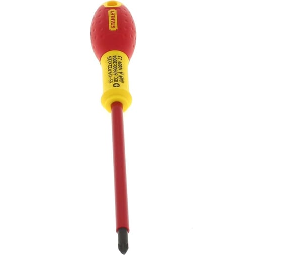 Диэлектрическая отвертка FATMAX 1000V PZ2х125 мм Stanley 0-65-419