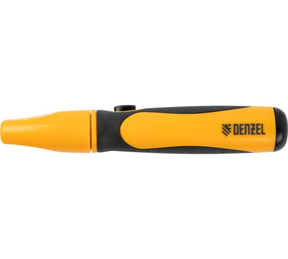 Реверсивная отвертка с битами Denzel механизм smartpush mini, 11 шт. 7711609