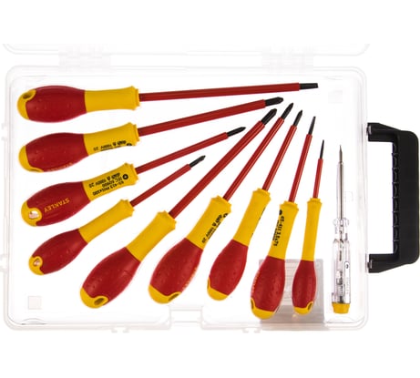 Набор из 10-ти отверток 1000 В Stanley FATMAX 0-62-573