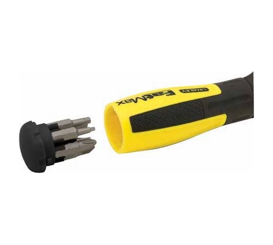 Отвертка FatMax Clip-N-Grip в комплекте с 6-тью вставками STANLEY 9-69-188