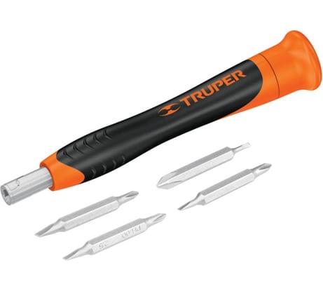 Прецизионная отвертка с набором бит 8 шт Truper JOY-8 14203