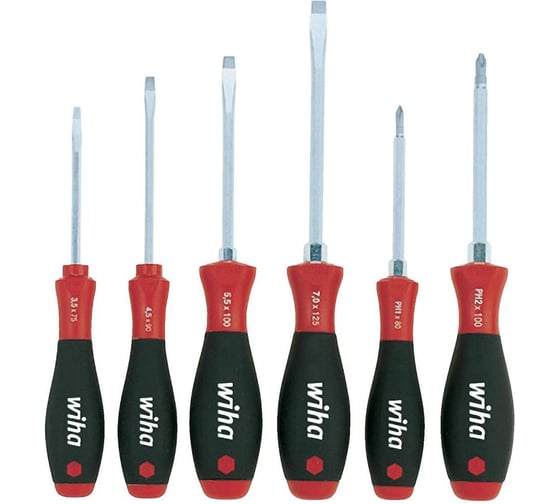 Набор отверток SoftFinish308SF HK6 6 предметов Wiha 21248