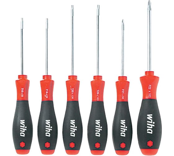 Набор отверток SoftFinish 362SF K6 01 6 предметов Wiha 26114