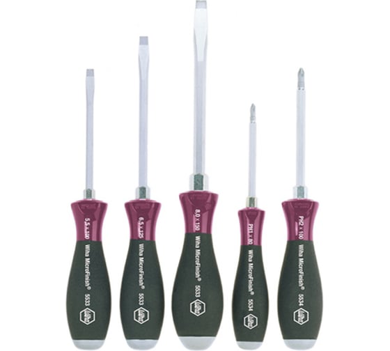 Набор отверток MicroFinish HK5 5 предметов Wiha 29138 1