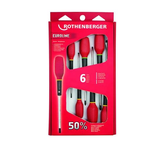 Универсальный набор отверток 6шт Rothenberger 73571 1