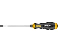 Плоская шлицевая ударная отвертка Felo Ergonic 8,0x1,2x150 45008040