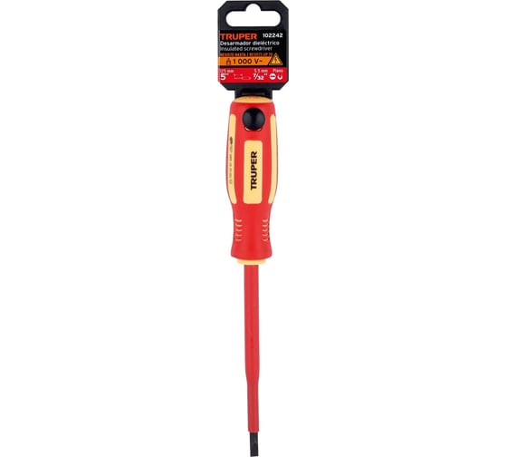Отвертка Truper DR-7/32x5D шлиц 1000 В 102242