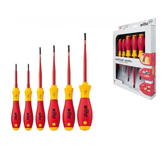 Набор отверток 6шт Wiha SoftFinishelectric 3251SF K6 slimFix 36558 1