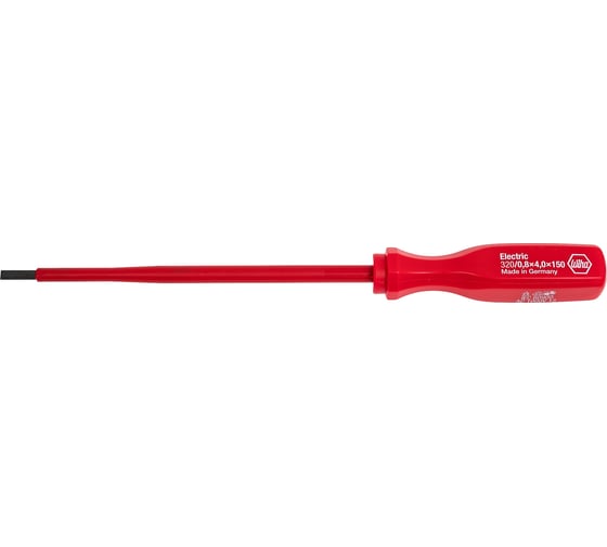 Отвертка 4.0х150 Wiha Classic electric 320 06569