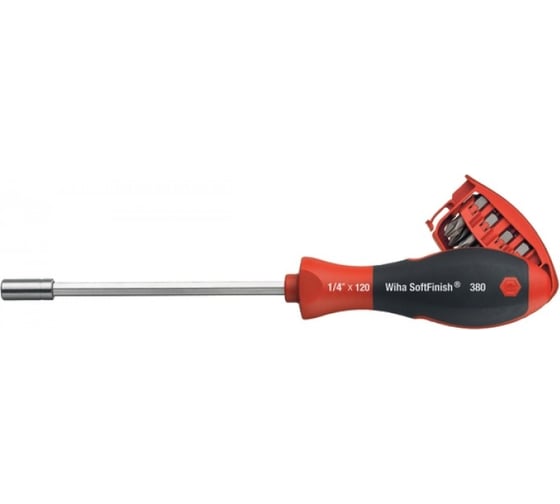 Отвертка-битодержатель Wiha SoftFinish-Magaziner 1/4 TORX 32902 1