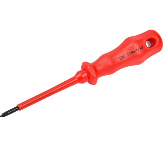 Диэлектрическая отвертка IEK ARMA2L 3 PH0x75 K2 A2L3-SC30-K2-PH-00-075 1