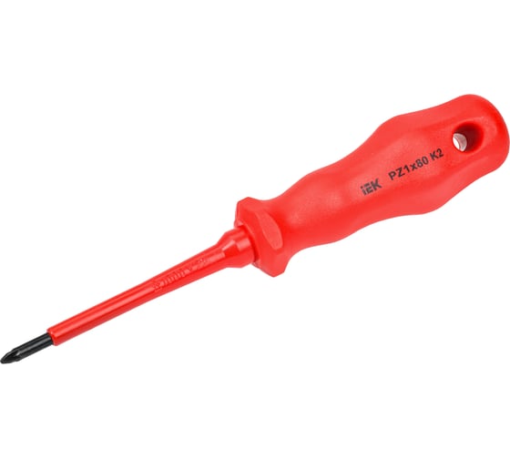 Диэлектрическая отвертка IEK ARMA2L 3 PZ1x80 K2 A2L3-SC30-K2-PZ-10-080 1