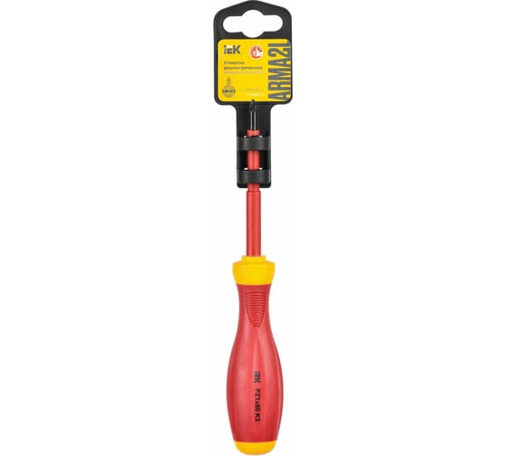 Диэлектрическая отвертка IEK ARMA2L 3 PZ1x80 K3 A2L3-SC30-K3-PZ-10-080