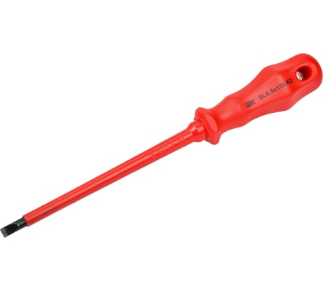 Диэлектрическая отвертка IEK ARMA2L 3 SL6,5x150 K2 A2L3-SC30-K2-SL-65-150