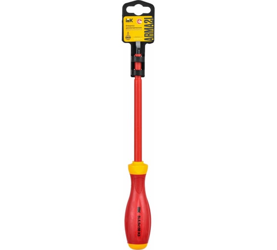 Диэлектрическая отвертка IEK ARMA2L 3 SL6,5x150 K3 A2L3-SC30-K3-SL-65-150