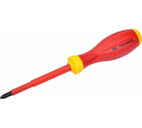 Диэлектрическая отвертка IEK ARMA2L 3 PZ2x100 K3 A2L3-SC30-K3-PZ-20-100
