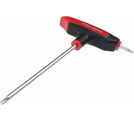 Двусторонний ключ JTC TORX с отверстием T10H и Т-образной рукояткой  JTC-784810