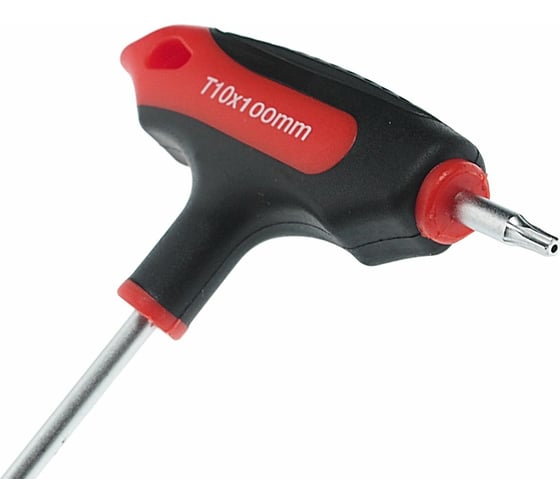 Двусторонний ключ JTC TORX с отверстием T10H и Т-образной рукояткой  JTC-784810