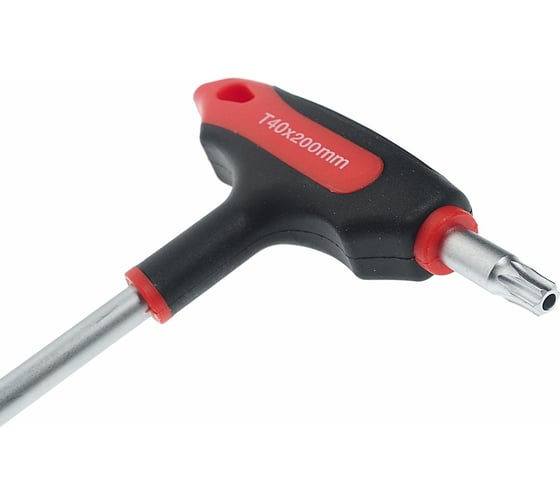 Двусторонний ключ JTC TORX с отверстием T40H и Т-образной рукояткой  JTC-784840