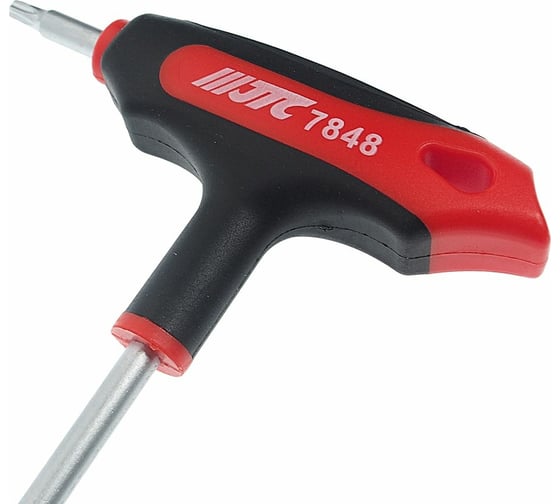 Двусторонний ключ JTC TORX с отверстием T25H и Т-образной рукояткой JTC-784825