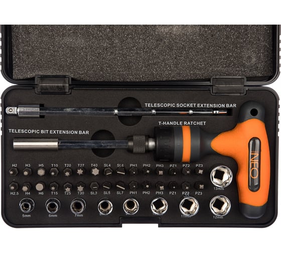 Насадки с держателем NEO Tools 42 шт 08-709