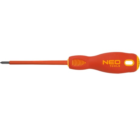 Крестовая отвертка NEO Tools HEAVY DUTY CrMo PH0x60 мм 1000 В 04-071