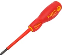 Крестовая отвертка NEO Tools PZ1x80 мм 1000 В CrMo 04-062 15502383