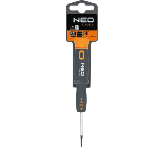 Крестовая прецизионная отвертка NEO Tools PH0x40 мм CrMo 04-086 1