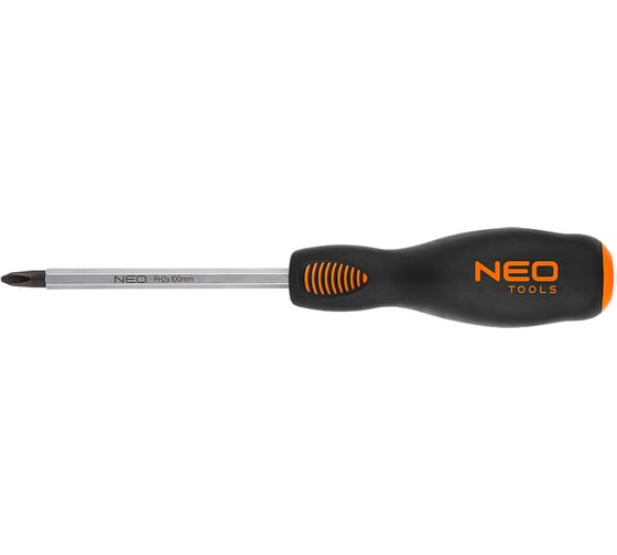 Крестовая ударная отвертка NEO Tools PH2x100 мм CrMo 04-028