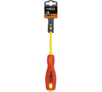 Шлицевая отвертка NEO Tools 5.5x125 мм 1000 В CrMo 04-054 15502406