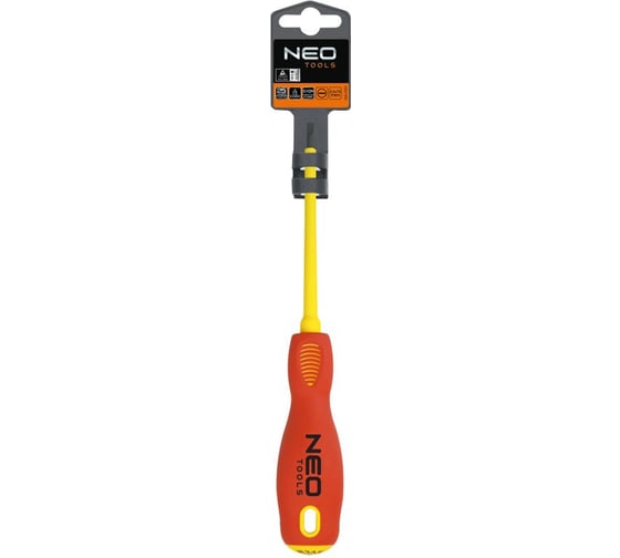 Шлицевая отвертка NEO Tools 5.5x125 мм 1000 В CrMo 04-054