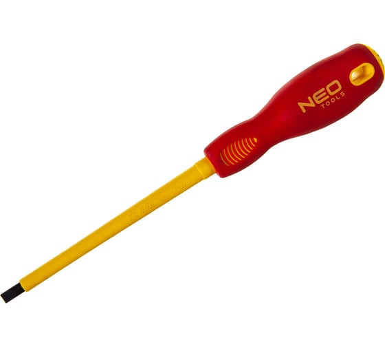 Шлицевая отвертка NEO Tools 5.5x125 мм 1000 В CrMo 04-054