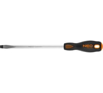 Шлицевая отвертка NEO Tools 8.0x200 мм CrMo 04-016