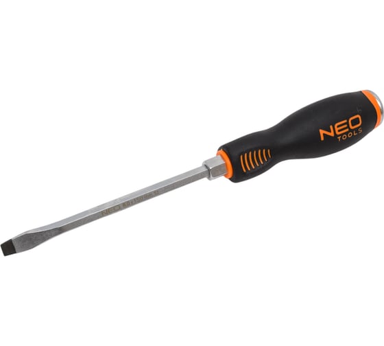 Шлицевая ударная отвертка NEO Tools 8.0x150 мм CrMo 04-020 1