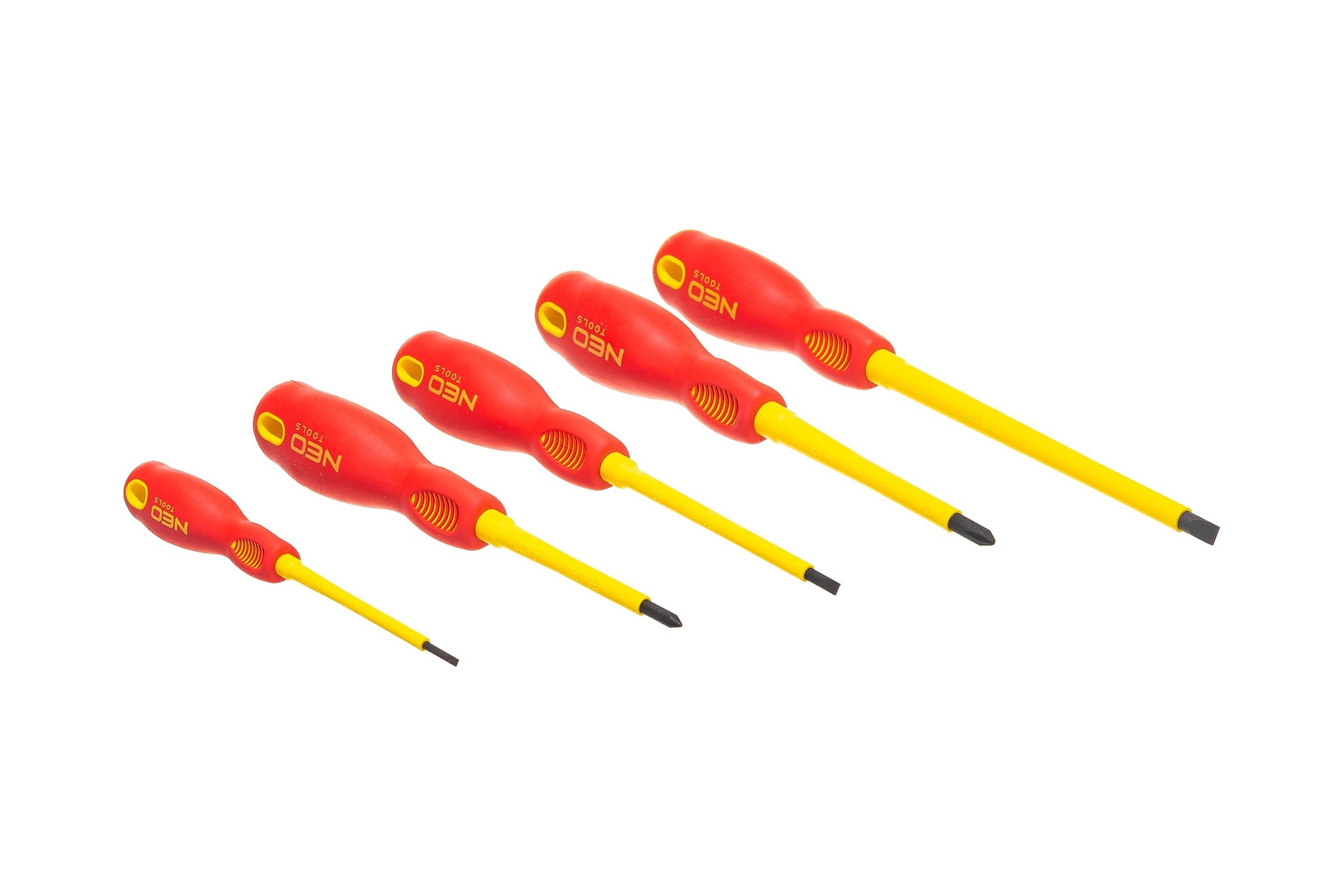 Набор отверток NEO Tools HEAVY DUTY CrMo 1000 В 5 шт 04-220