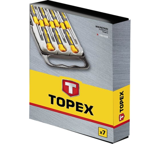 Набор прецизионных отверток TOPEX 7 шт. 39D558