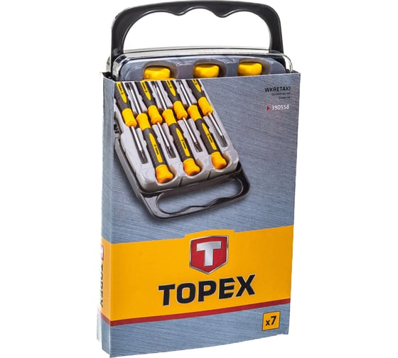Набор прецизионных отверток TOPEX 7 шт. 39D558