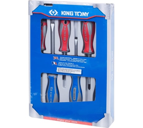 Набор отверток в коробке KING TONY 6 предметов 31116MR01