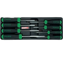Набор отверток TOPTUL TORX T9-T40 с отверстием 8 предметов, в ложементе GAAT0807