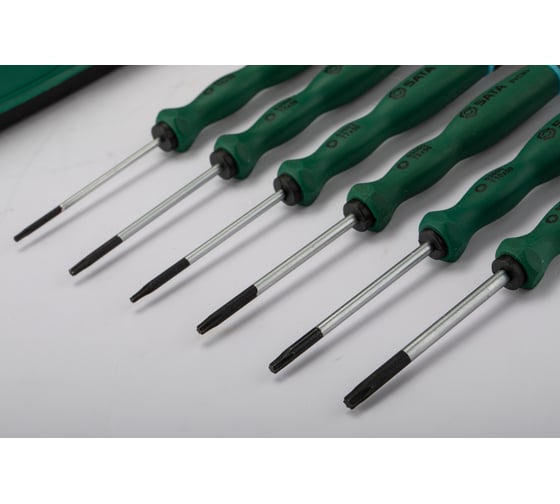 Набор отверток для высокоточных работ, форма звездочка torx, 6шт Sata 09313