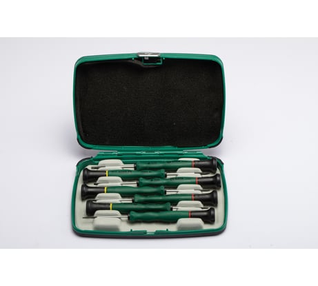 Комбинированный набор крестовых и плоских отверток для высокоточных работ 7шт Sata S09314