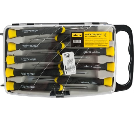 Набор отверток для точных работ Inforce 9шт 55122