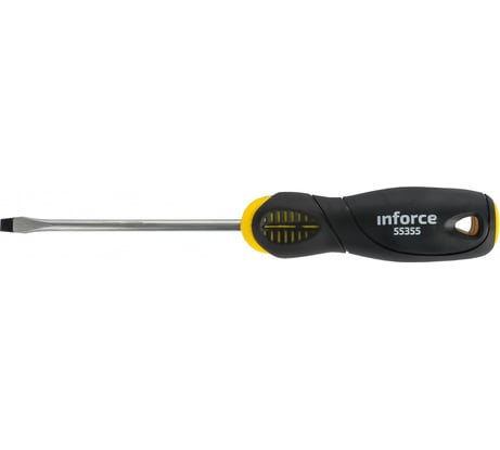 Шлицевая отвертка Inforce 5x100мм 55355