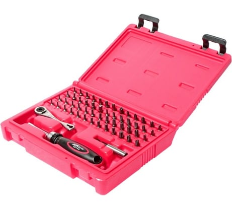 Набор бит 1/2", 3/8" TORX, HEX, PH с держателем, в кейсе (55 предметов) JTC 5610