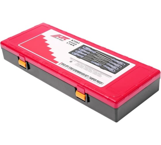 Набор отверток TORX с отверстием TS8H-TS40H (9 предметов, кейс) JTC K7093