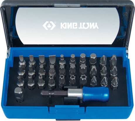 Набор вставок бит (1/4", TORX, HEX, PZ, PH, SLOT) 32 предмета KING TONY 1032CQ